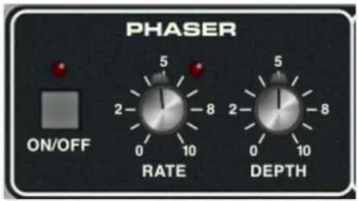 PHASER ON/OFF RATE DEPTH