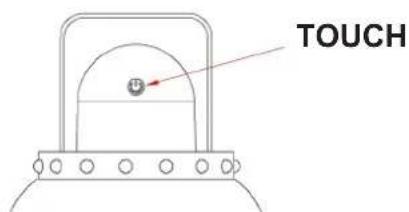 Hortus 211-312 - Operation using the TOUCH button - 2