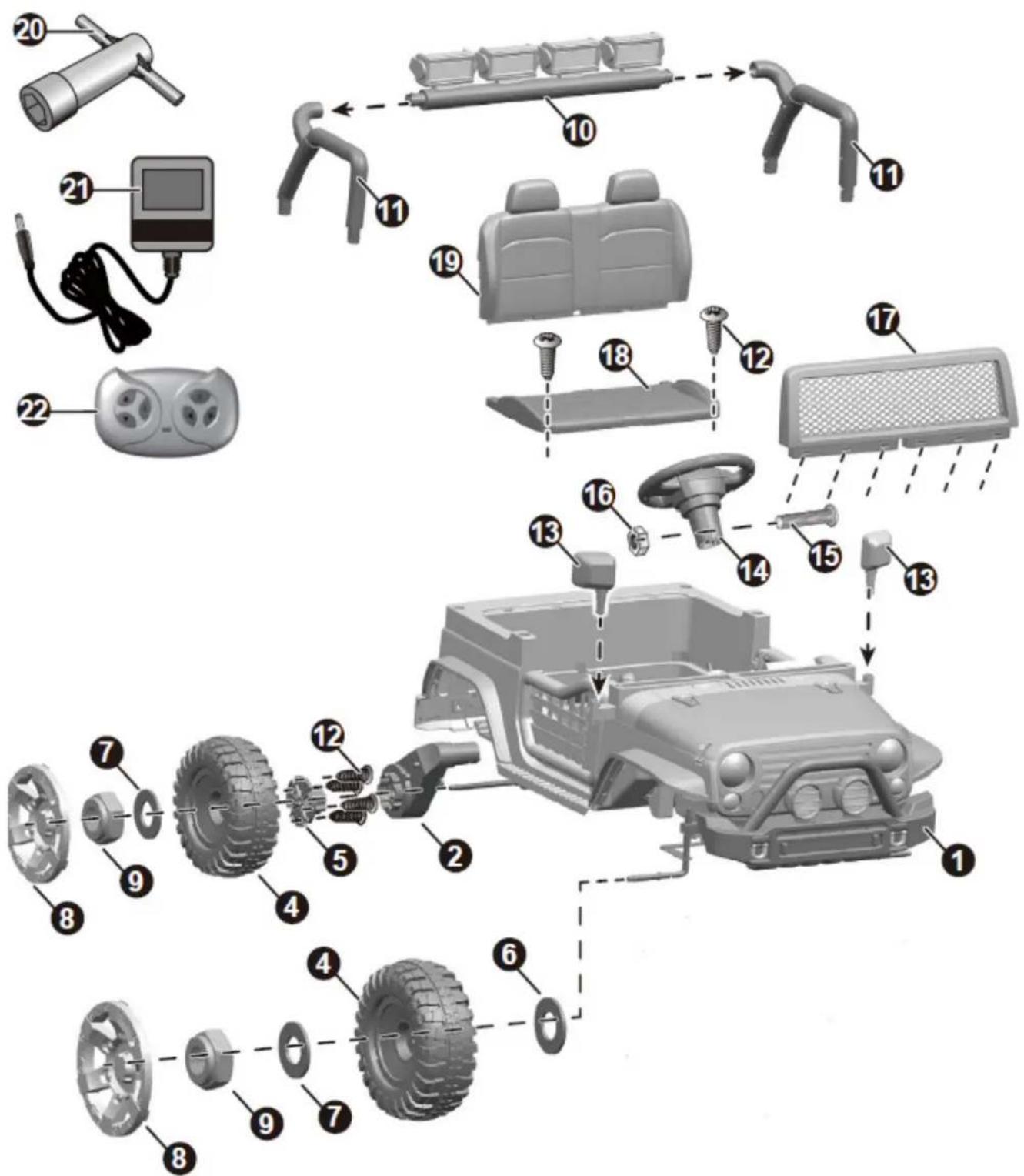 Nordic Play 805-894 - Parts Diagram: - 1