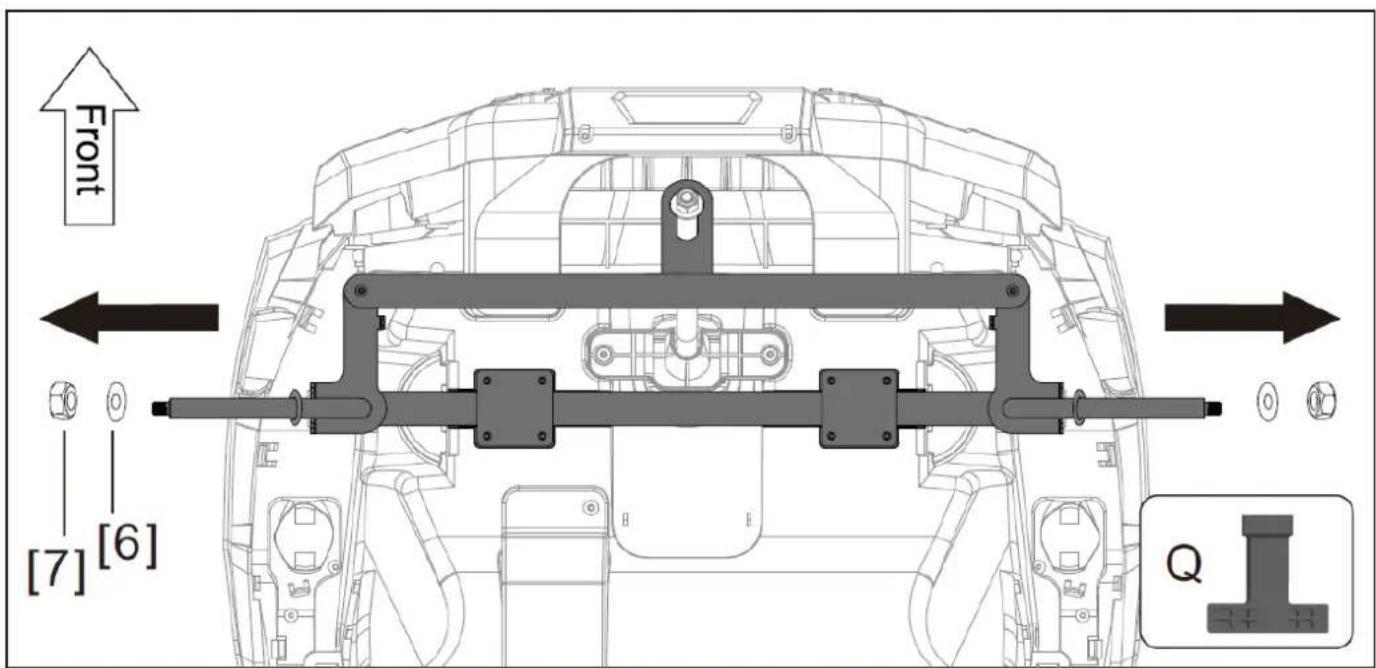 Nordic Play 805-895 - Step 1: Install the front axle - 2