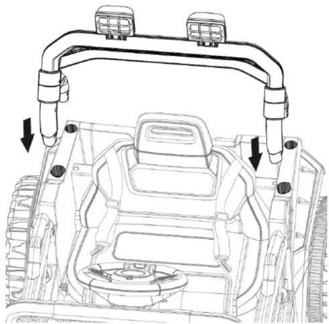 Nordic Play 805-895 - Step 11-2: Install the tail bracket - 1