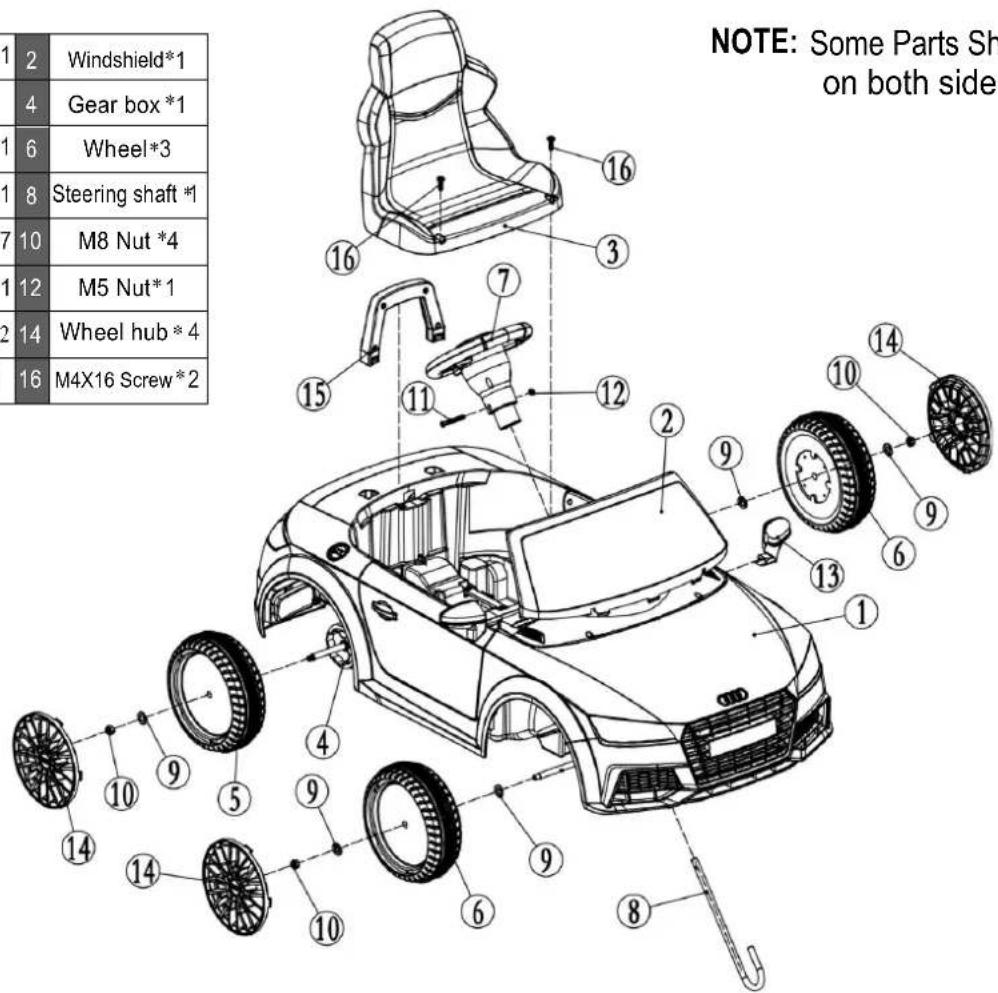 Nordic Play 805-753 - Parts Diagram - 1