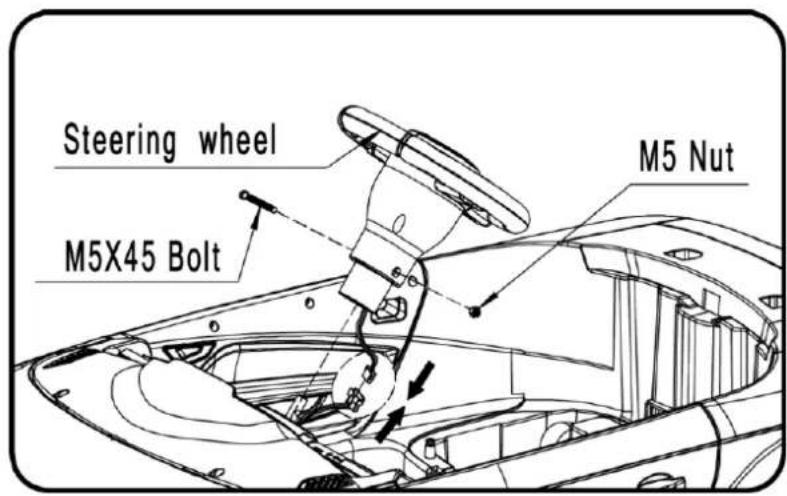 Nordic Play 805-753 - Install the steering wheel. - 1