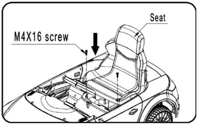 Nordic Play 805-753 - Install the seat. - 1
