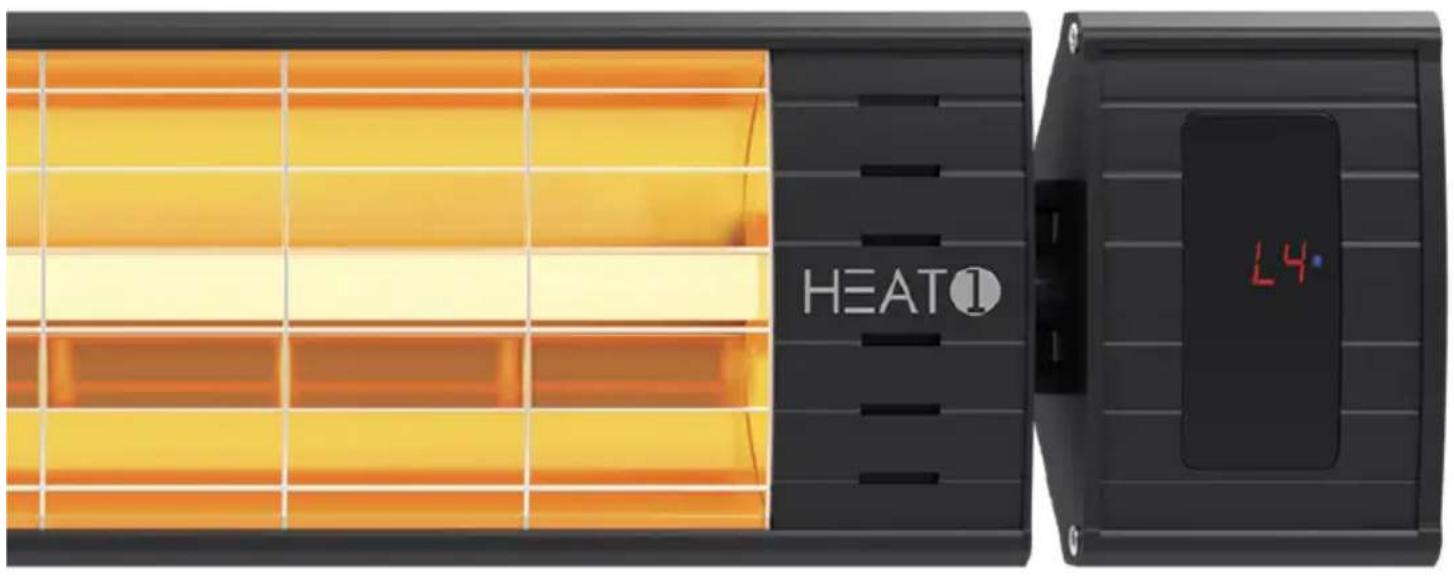 Heat1 ECO pro-line 2300W - Lämmön leviäminen - 1