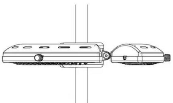 Hortus 211-415 - Step 4: The machine can use 3 swing angles. - 2