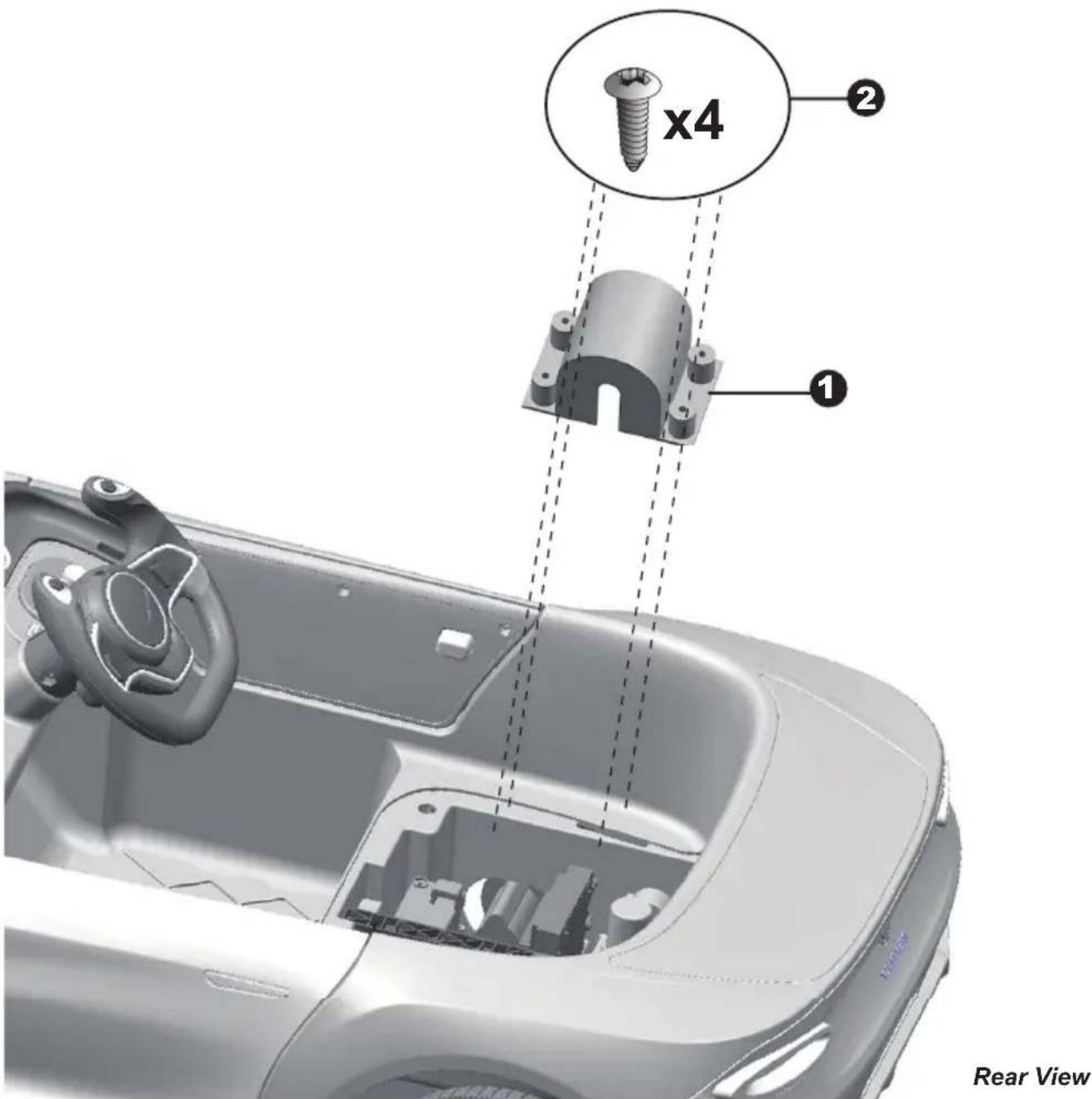 Nordic Play 805-686 - Attach the Motor Hood | 10 - 1