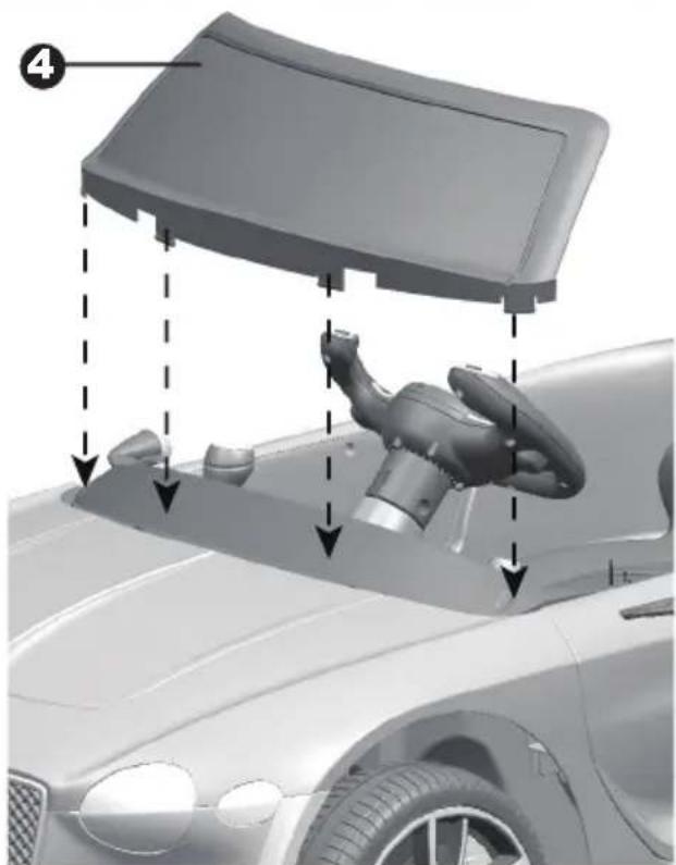 Nordic Play 805-686 - Attach the Seat, Mirrors & Windshield - 3
