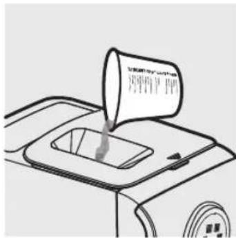 Diagram showing a car interior with a funnel pouring liquid into a container, labeled with 'VH-100' and 'VH-200'.