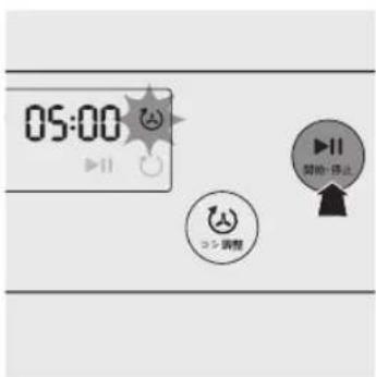 05:00 11 開始・停止 撤消調整