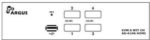ARGUS NST 2 4 ONSEL ONSEL 1 3 KVM S WIT CH AS-41HA HDMI