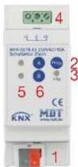 MDT AKK-0216.03 - Betriebsanleitung Schaltaktor AKK - nur für autorisiertes Elektrofachpersonal - 6