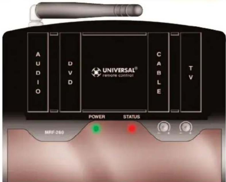AUDIO DVD UNIVERSAL® remote control CABLE TV POWER STATUS MRF-260