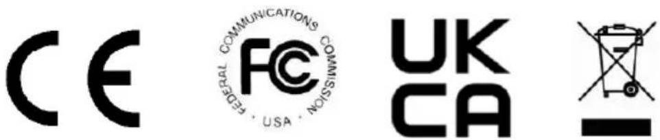 CE FCC USA UK CA