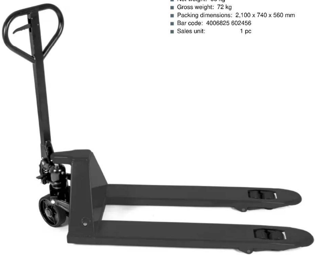Bavaria BPT 2500/1 - Logistic data - 1