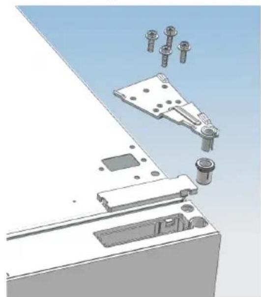 Scandomestic SKF327XE - Reversing the door swing - 2