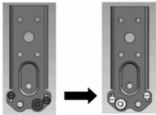 Scandomestic SKF327XE - Reversing the door swing - 11