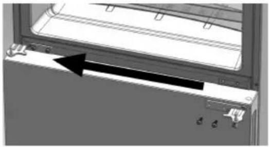 Scandomestic SKF340WD - Reversing the door swing - 14