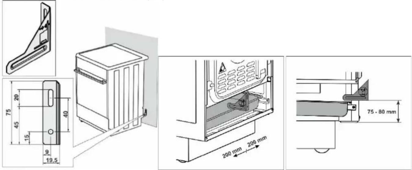 GORENJE GEIT5D61WPG - INDSTILLE KOMFURETS H∅JDE (afhænger af modellen) - 3