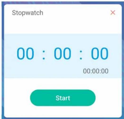 Stopwatch 00 : 00 : 00 00:00:00 Start