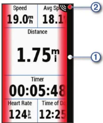 GARMIN Varia eRTL616 - Visning af radar på din Edge cykelcomputer - 1