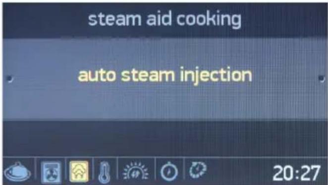 steam aid cooking auto steam injection 20:27