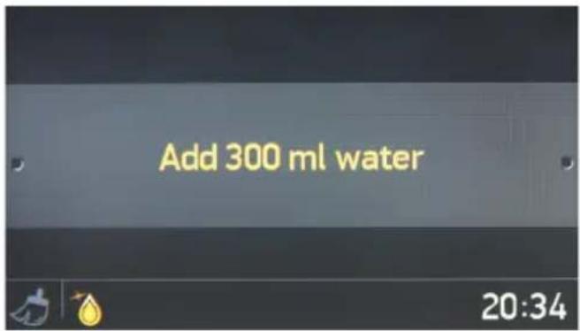 Add 300 ml water 20:34