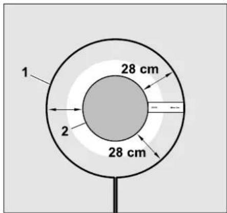 1 2 28 cm 28 cm