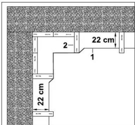 2 22 cm 1 22 cm