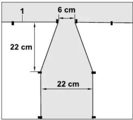 1 6 cm 22 cm 22 cm