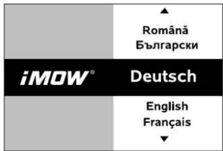 STIHL iMow RMI 522 C - Ustawianie języka, daty, godziny - 1
