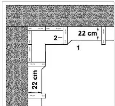 22 cm 1 2 22 cm