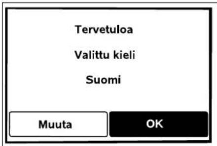 Tervetuloa Valittu kieli Suomi Muuta OK
