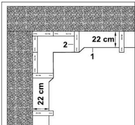 22 cm 1 2 22 cm