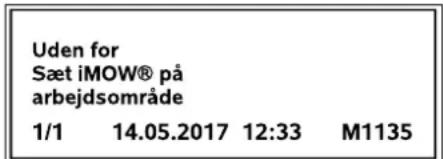 Uden for Sæt iMOW® på arbejdsområde 1/1 14.05.2017 12:33 M1135