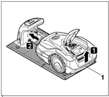 STIHL iMow RMI 522 C - Liitä iMOW®+latausas.: - 1