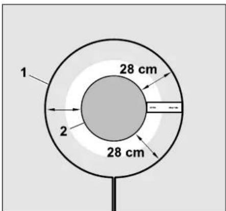 1 2 28 cm 28 cm