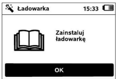 Ładowarka 15:33 Zainstaluj ładowarkę OK