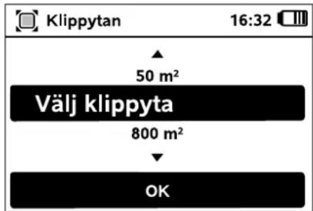 Klippytan 16:32 50 m² Välj klippyta 800 m² OK