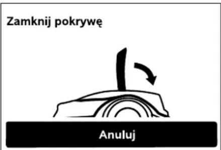 Zamknij pokrywę Anuluj