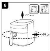 8 ≥10 cm ≥10 cm