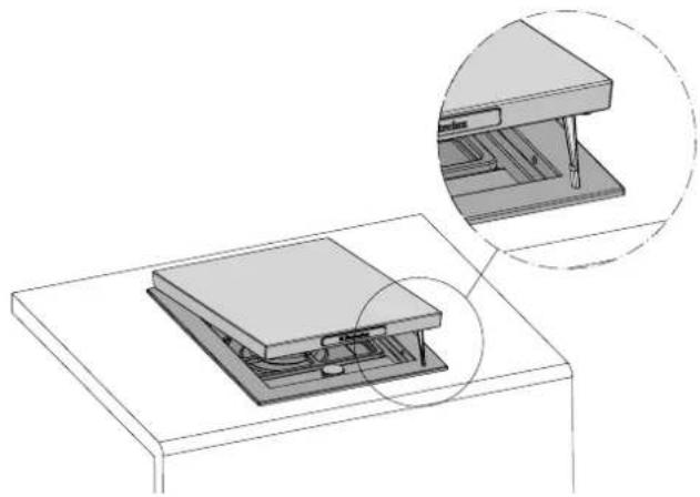 ELECTROLUX EQBW40AS - PIVOTING LID SAFETY LEG - 2