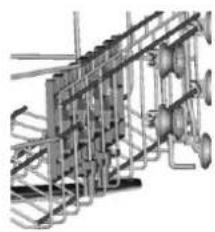 BAUMATIC BDW66SS1 - Folding back the cup shelves - 2