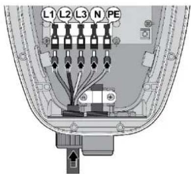 DELTA AC MAX Smart 11kW - Connect input wire - 1