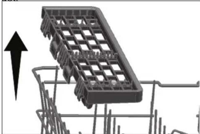 GRUNDIG GNLP4635XDW - Højdejusteret holder i øverste kurv - 3