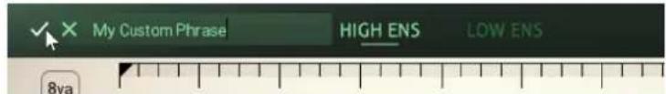 My Custom Phrase HIGH ENS LOW ENS 8va