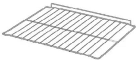 Line drawing of a wire rack with slats (no text or symbols)