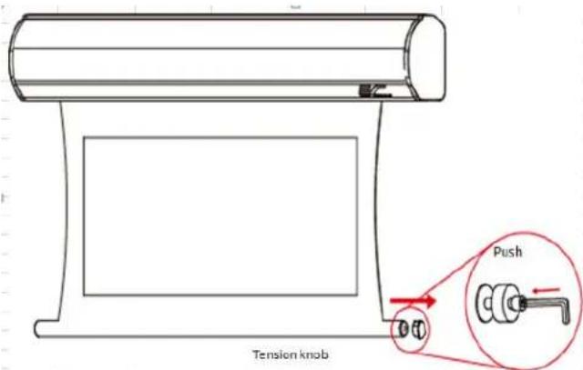 Elite ProAV Saker Tab-Tension - Screen material tension adjustment (4mm Allen Wrench required and not included) - 1