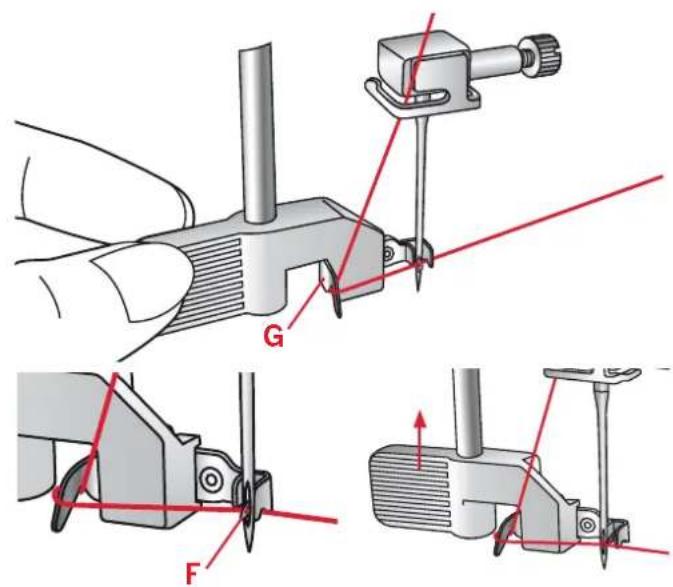 PFAFF Passport Line 3.0 - Trådning ved brug af dobbeltnål - 1