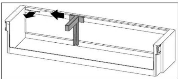 LIEBHERR ICNd 5133 Plus - Fjernelse af flaskeholder - 1